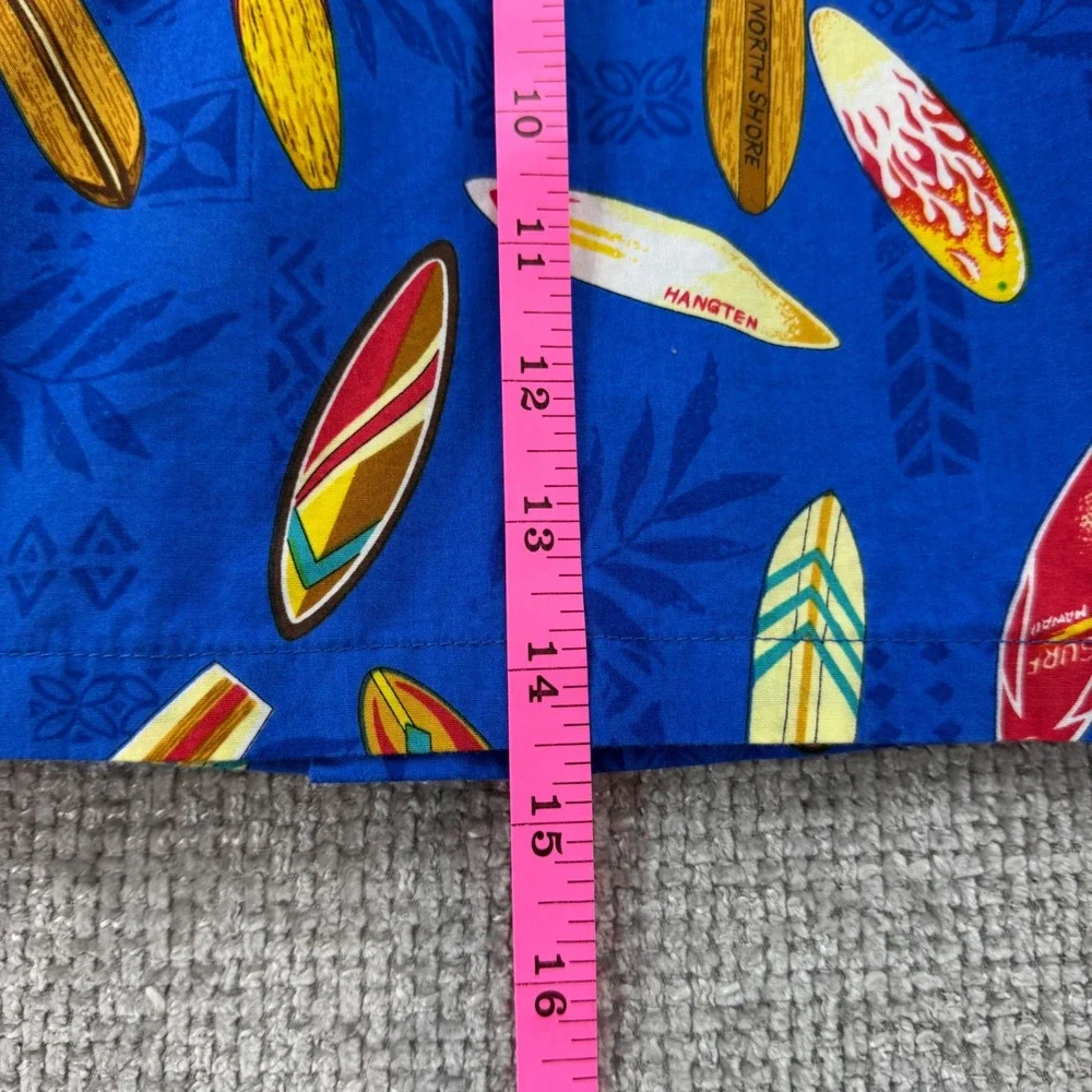 RJC Hawaiian Cabana Kids 3T 2pc Set 100 Cotton Blue Surfboard Print Hawaii Made‎